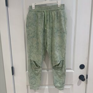 Gymshark Green Patterned Jogger Pants